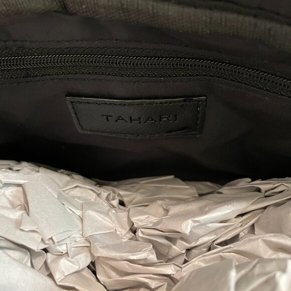 NWT Tahari Black Quilted Crossbody Bag - Picture 8 of 12